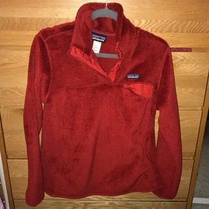 Red fleece Patagonia